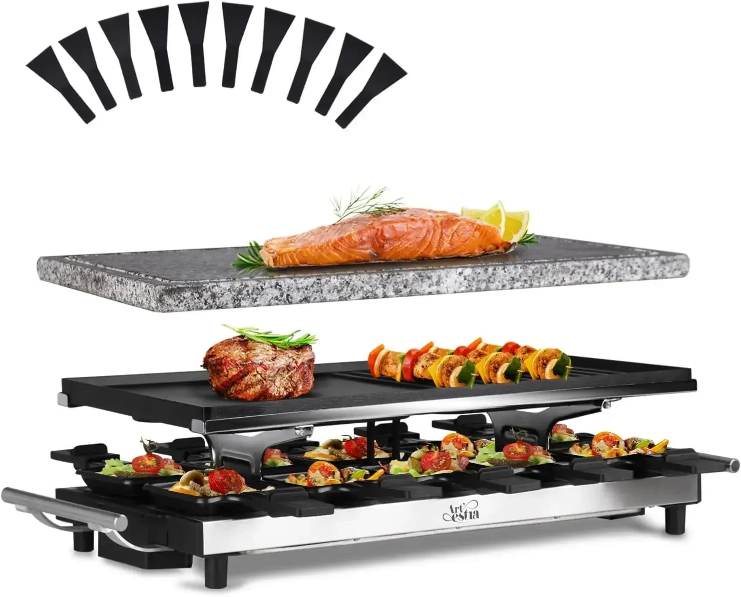 Raclette Grill Table - Pemanggang Raclette Meja Artestia, Pemanggang Raclette
