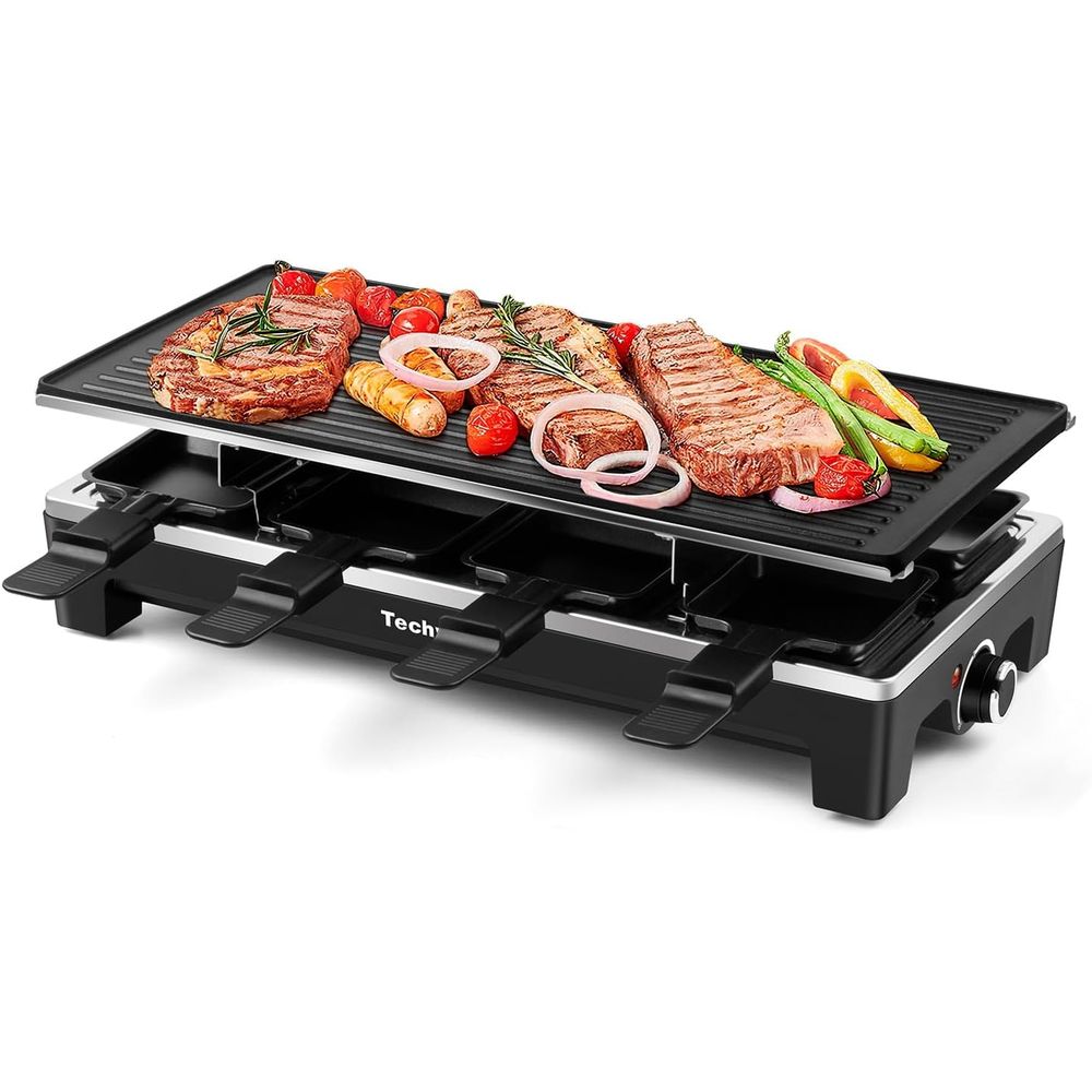 Raclette Grill Table - Pemanggang Raclette, Pemanggang Meja Listrik untuk