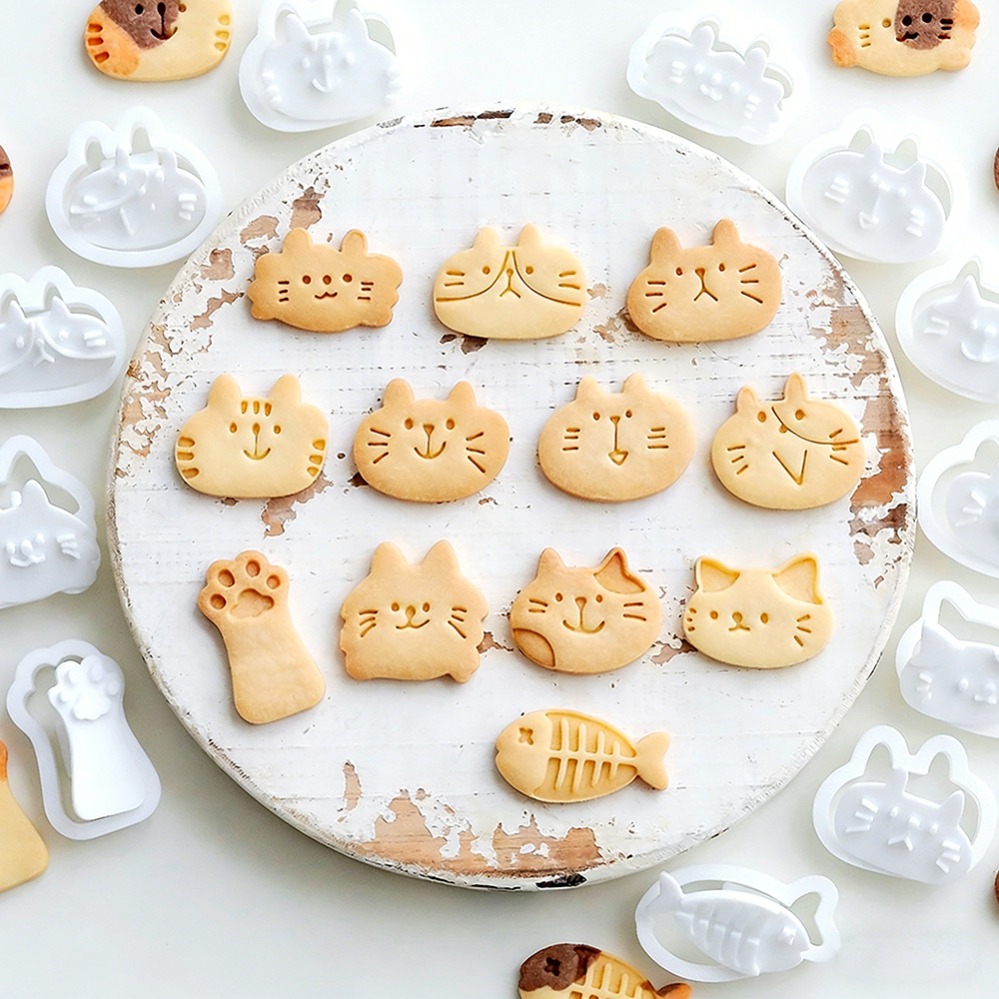 Kitchen Appliances Garage - Cetakan Kue Kucing Lucu DIY, Alat