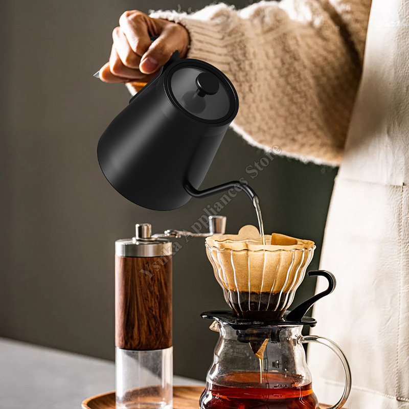 Teko Kopi Listrik Cerdas denga - Electric Kettle Gooseneck ulasan dan harga