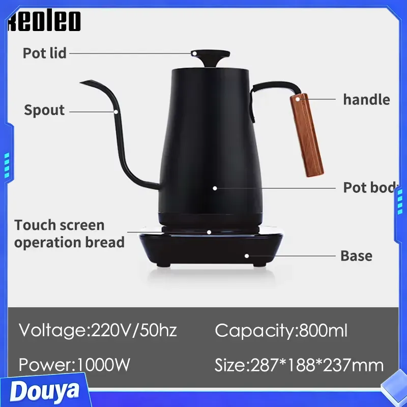 Ketel Kopi XEOLEO, Ketel Goose - Electric Kettle Gooseneck ulasan dan harga