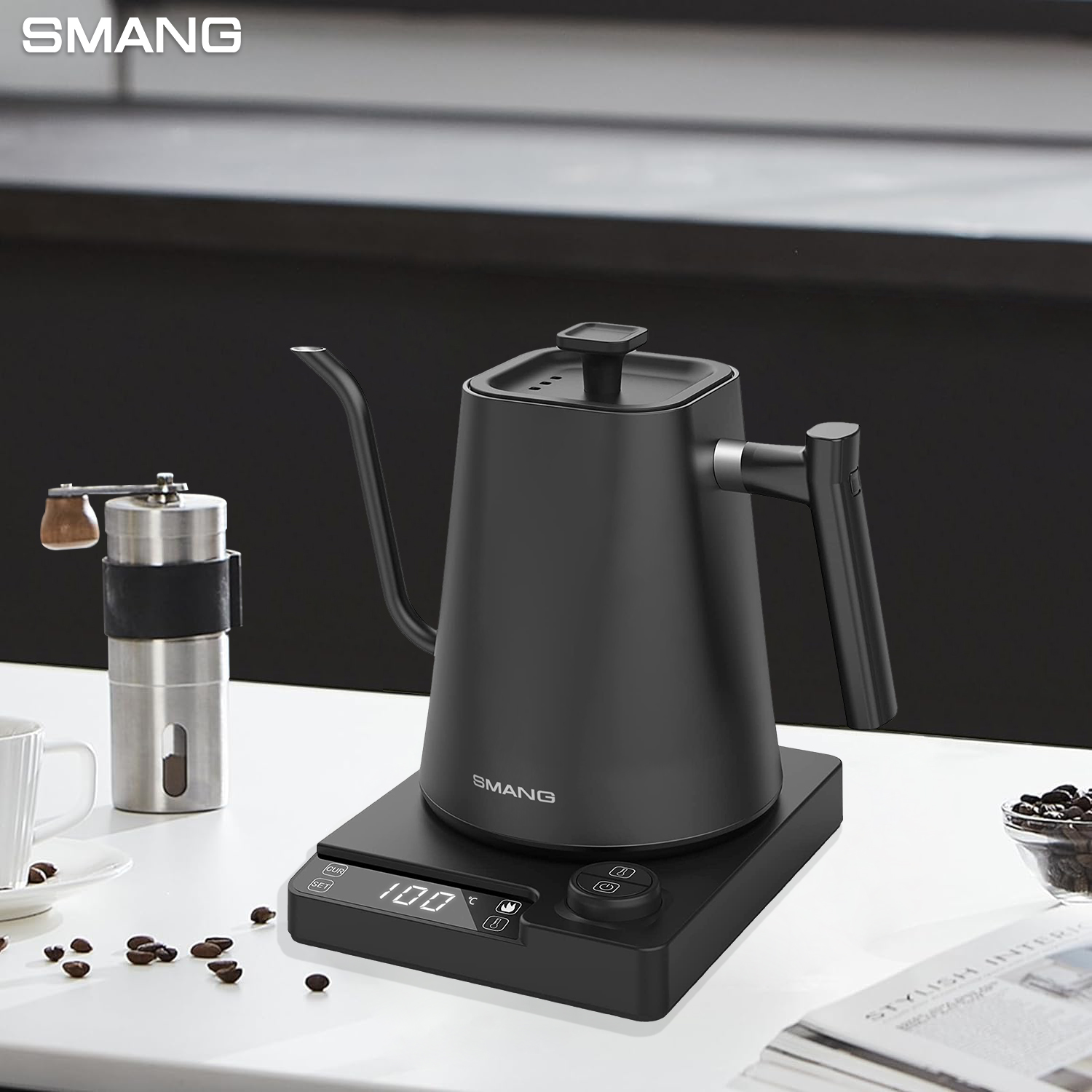 SMANG Ketel Listrik Gooseneck  - Electric Kettle Gooseneck ulasan dan harga