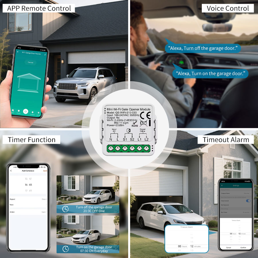 Pengontrol Pintu Garasi Tuya S - Kitchen Appliances Garage ulasan dan harga