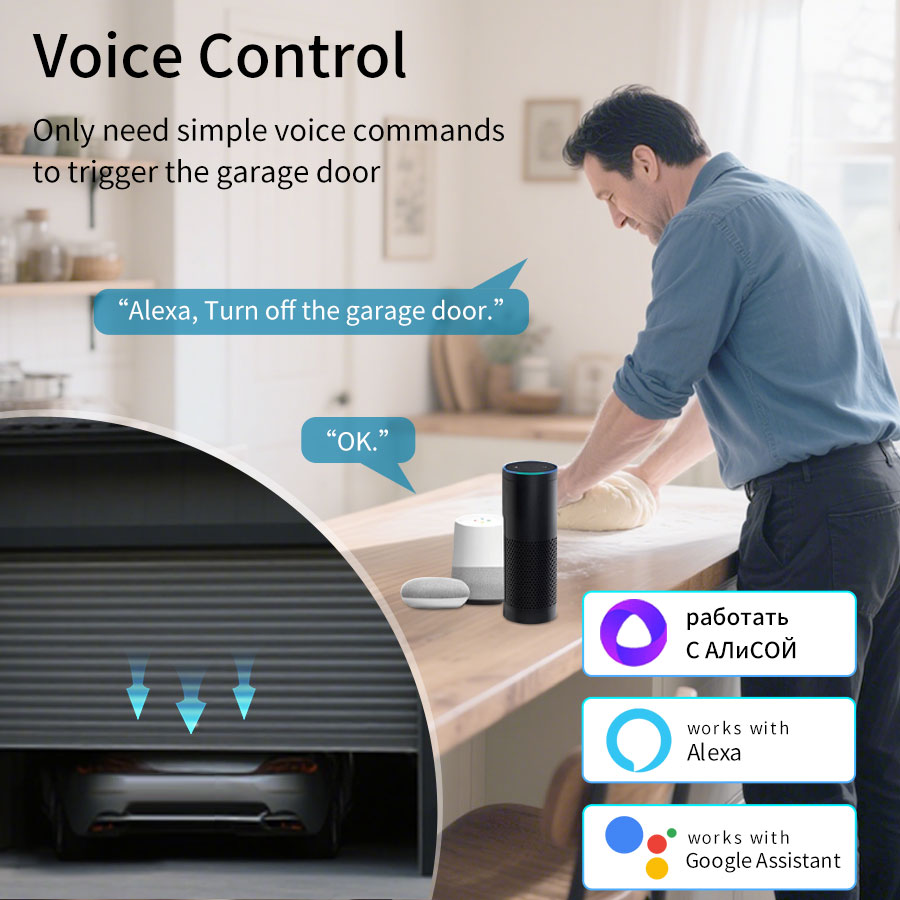 Pengontrol Pintu Garasi Tuya S - Kitchen Appliances Garage ulasan dan harga