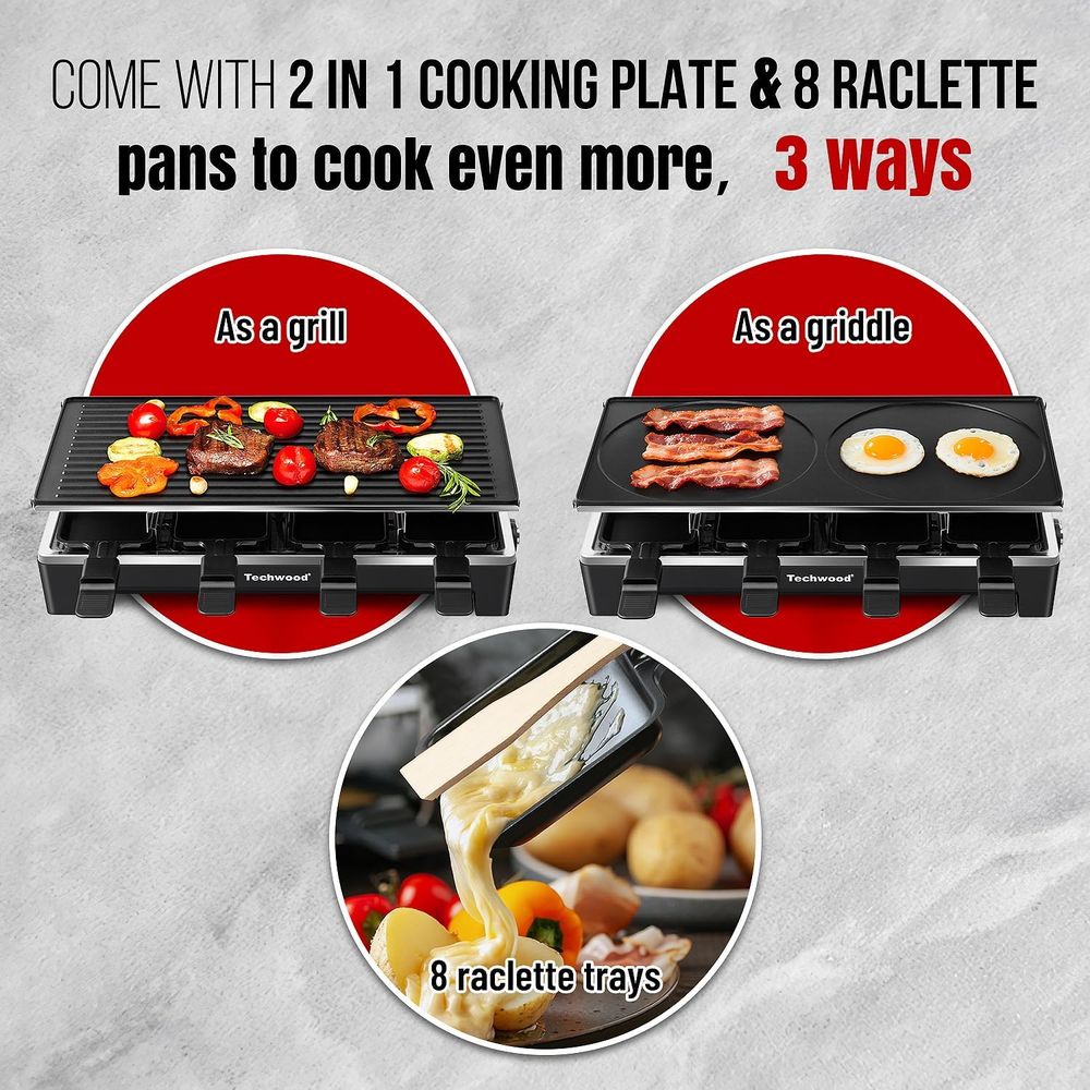 Pemanggang Raclette, Pemanggan - Raclette Grill Table ulasan dan harga