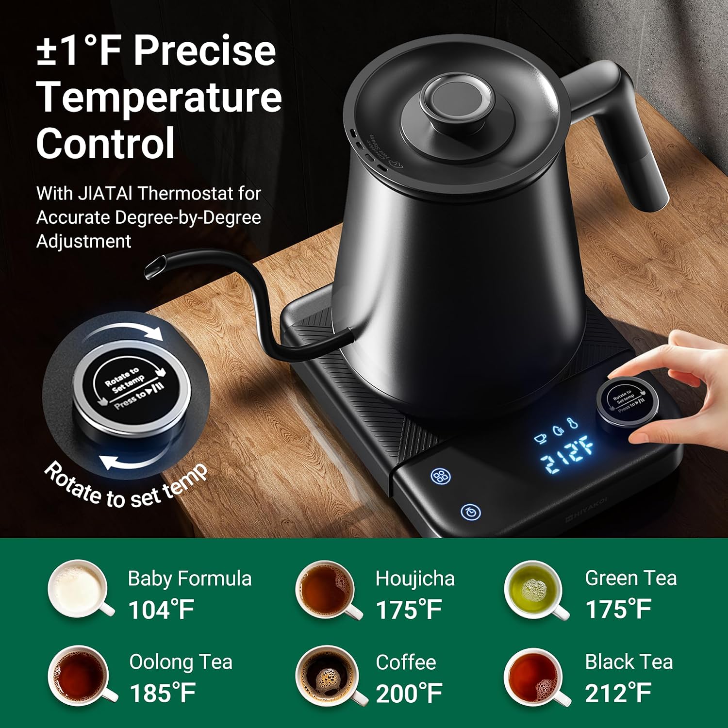 Ketel Listrik Gooseneck dengan - Electric Kettle Gooseneck ulasan dan harga