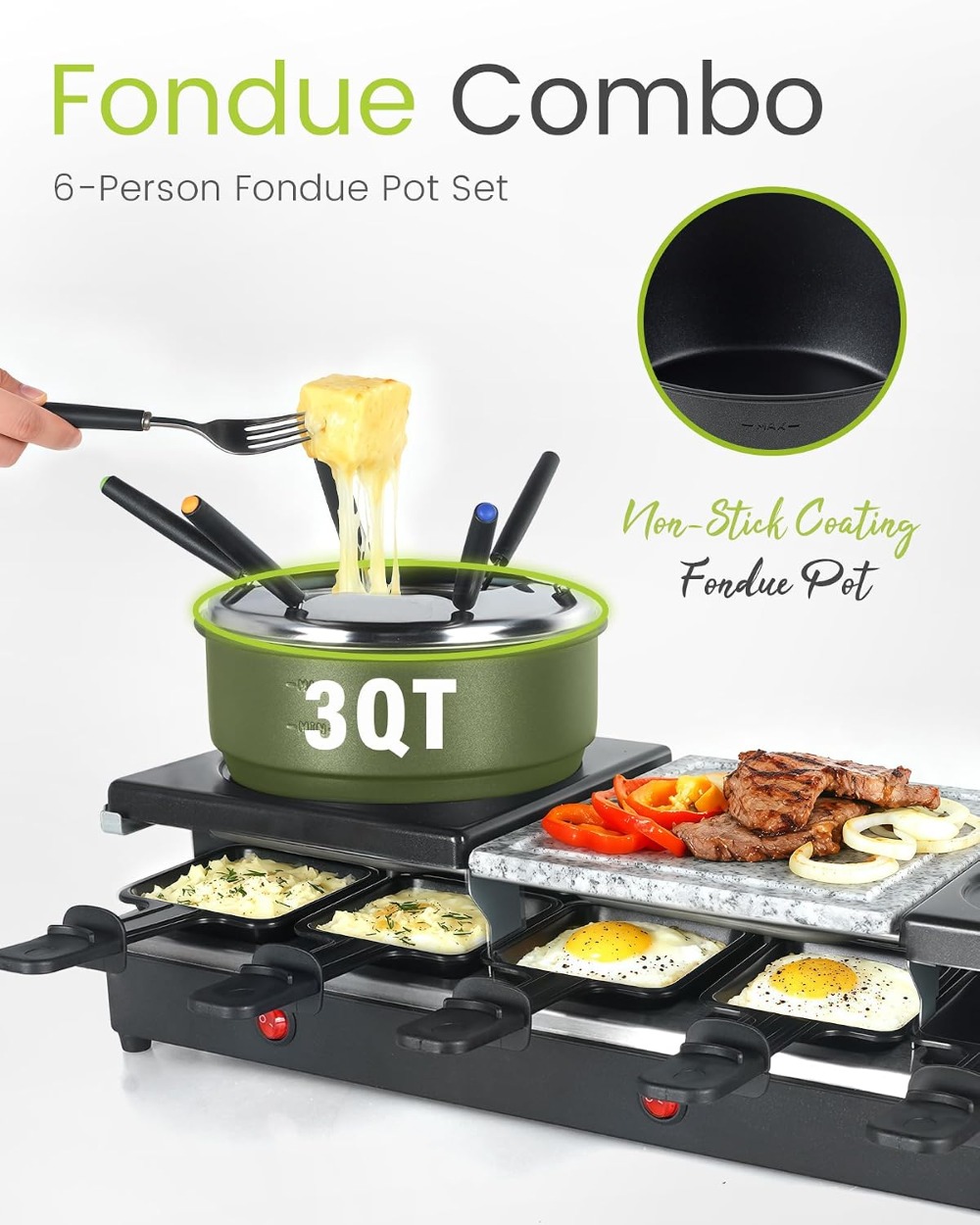 Pemanggang Meja Raclette - Pem - Raclette Grill Table ulasan dan harga