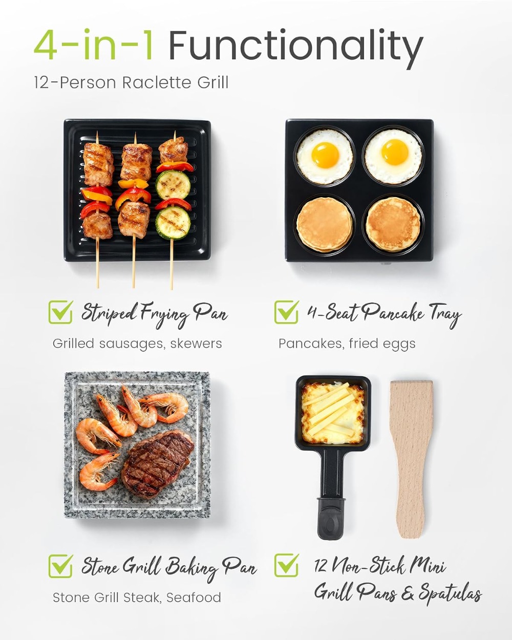 Pemanggang Meja Raclette - Pem - Raclette Grill Table ulasan dan harga