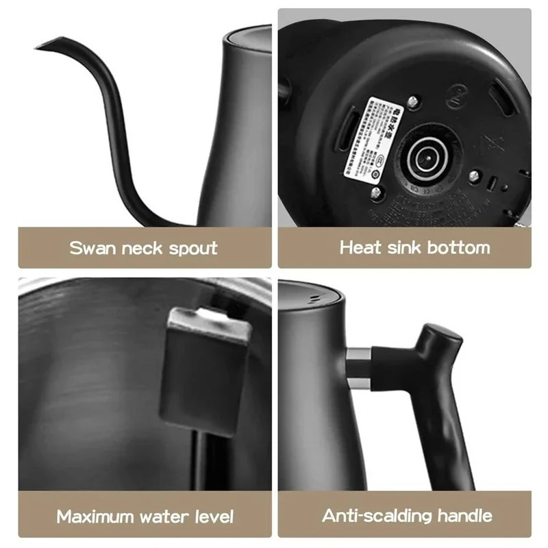 Ketel Listrik Cerdas 1000W den - Electric Kettle Gooseneck ulasan dan harga